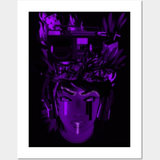 Cyber punk Posters and Art